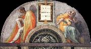 Michelangelo Buonarroti Asa - Jehoshaphat - Joram oil painting reproduction